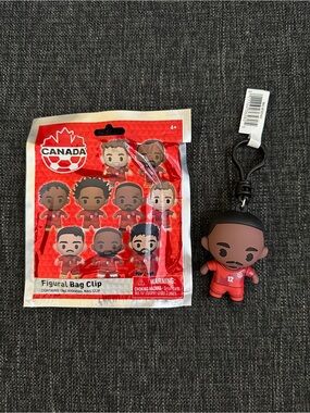 Monogram Canada Soccer Figural Bag Clip Keychain Tani Oluwaseyi